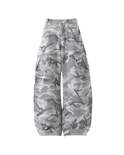CAMO | WIDE-LEG PANTS