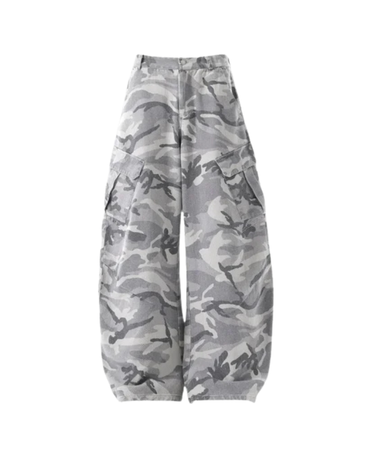 CAMO | WIDE-LEG PANTS