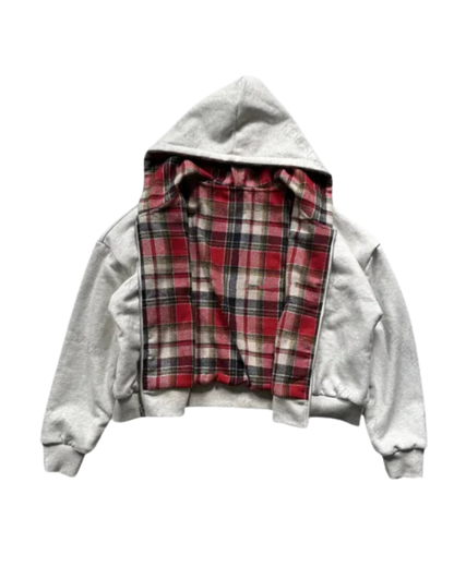 CHECKERED | REVERSIBLE ZIP-UP